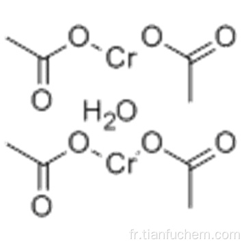 MONOHYDRATE DE MONOHYDRATE D&#39;ACETATE DE CHROME (II) CAS 14976-80-8